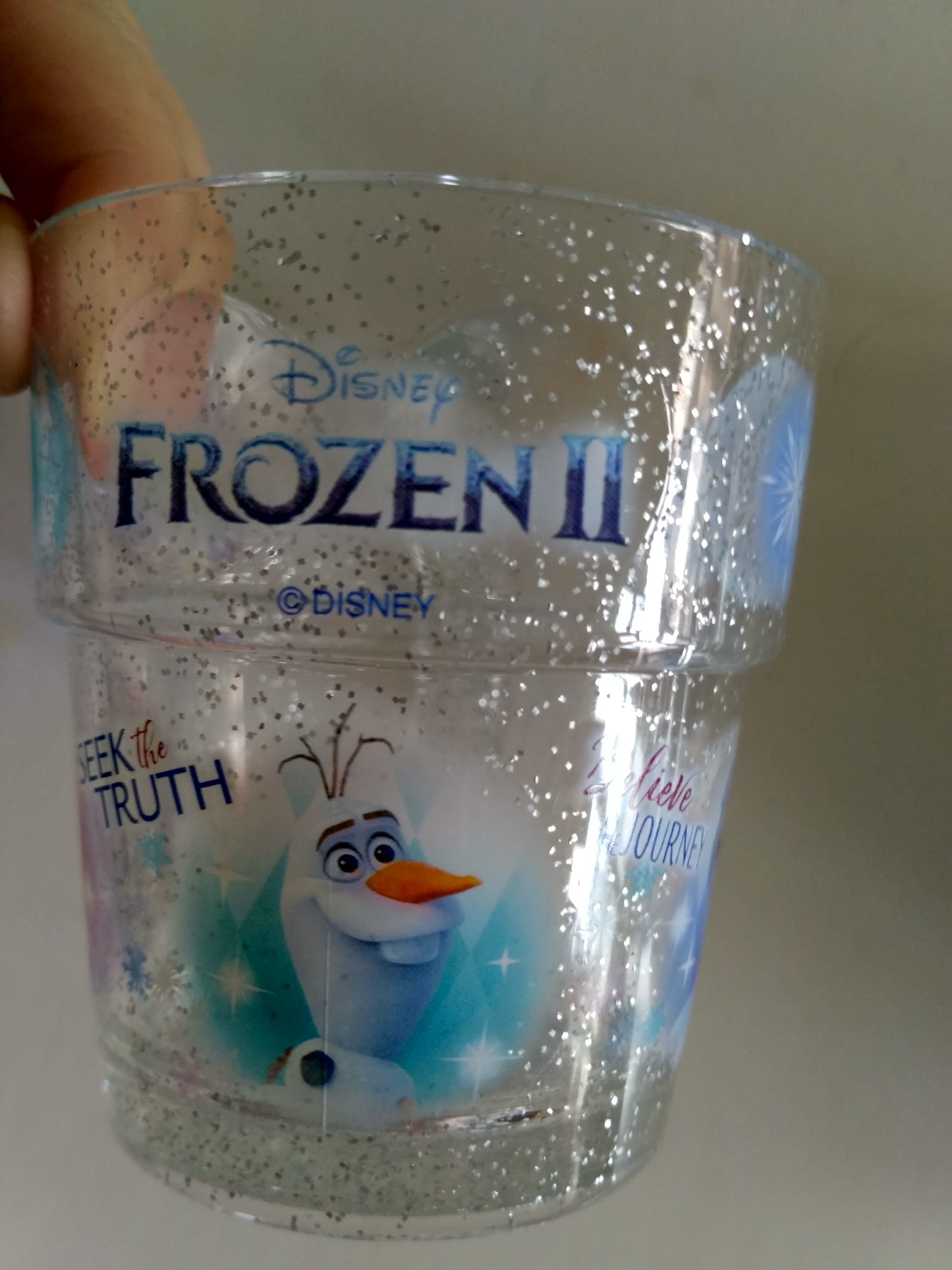 FROZEN 閃亮亞克力水杯 220ML - Madingding
