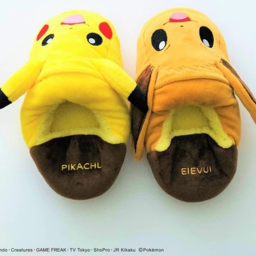POKEMON比卡超 寵物小精靈室內保暖拖鞋 - Maidingding