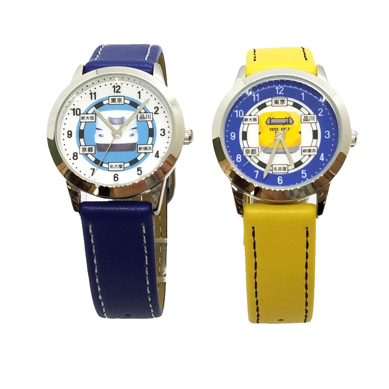 🚆SHINKASEN ALFA X /N700S / EVA500 / 923DR YELLOW 新幹線 行針 PVC 手錶 ⌚️⌚️ - Maidingding